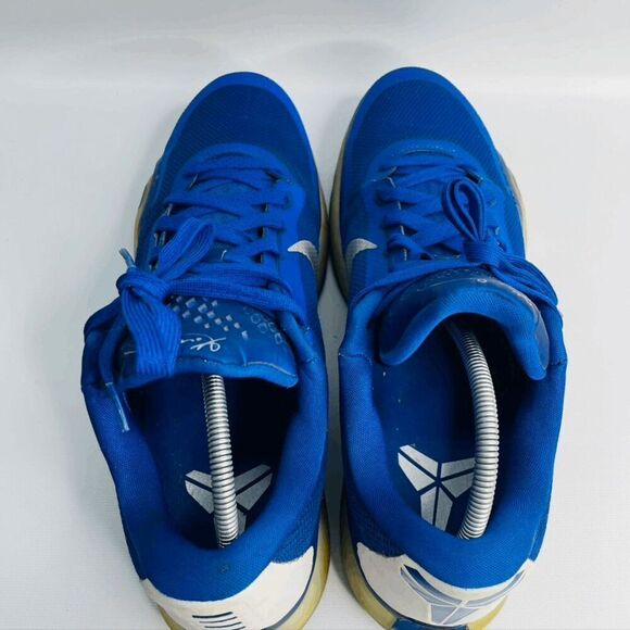 Nike Kobe X 10 TB‎ 813030-402 Game Royal Metallic Silver White Mens Size 14.5 main image 5